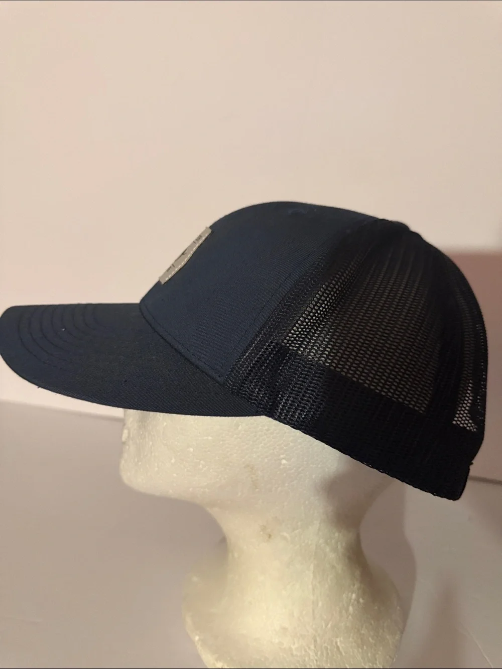 The Perch Est 1976 Elephant Trucker Hat Navy Mesh Snapback Baseball Cap
